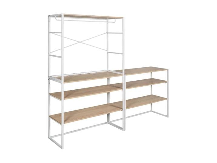 Lot de 3 portants vêtements sous combles modulables 300x85cm