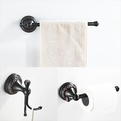 Badzubehör-Sets, an der Wand montierte Orb-Hardware umfassen Handtuchhalter/Toilettenpapierhalter/Kleiderhaken/Handtuchring