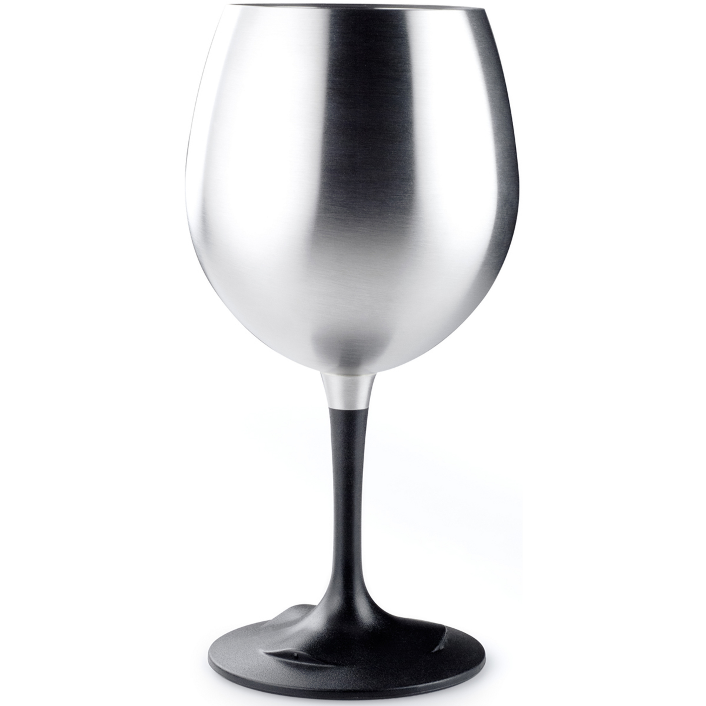 GSI Glacier Stainless Nesting Rotwein Glas Campinggeschirr silber Camping