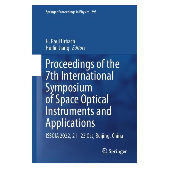Springer Proceedings of the 7th International Symposium of Space Optical Instruments and Applications (Englisch, Hardcover, H. Paul Urbach, Huilin Jiang) (63723427)