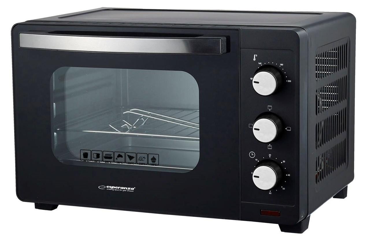 Esperanza EKO008N Mini-oven, 20 liter, 1280 Watt, zwart