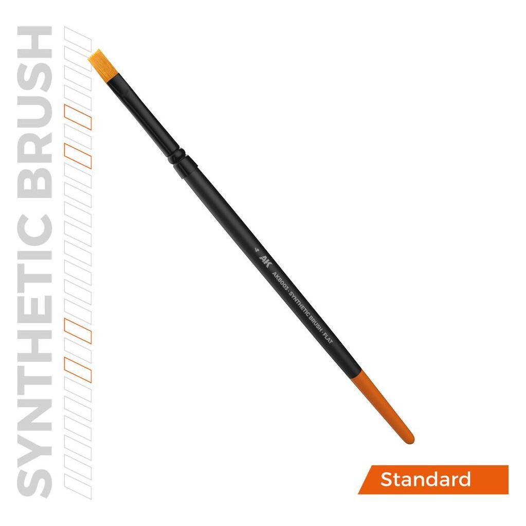 AK Interactive Ak Synthetic Brush - Flat 4 (AKB003)