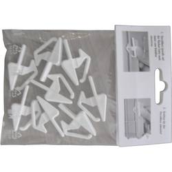 Alutec 05310 Schiebeverschlüsse für Kunststoffbehälter Weiß 8 St.