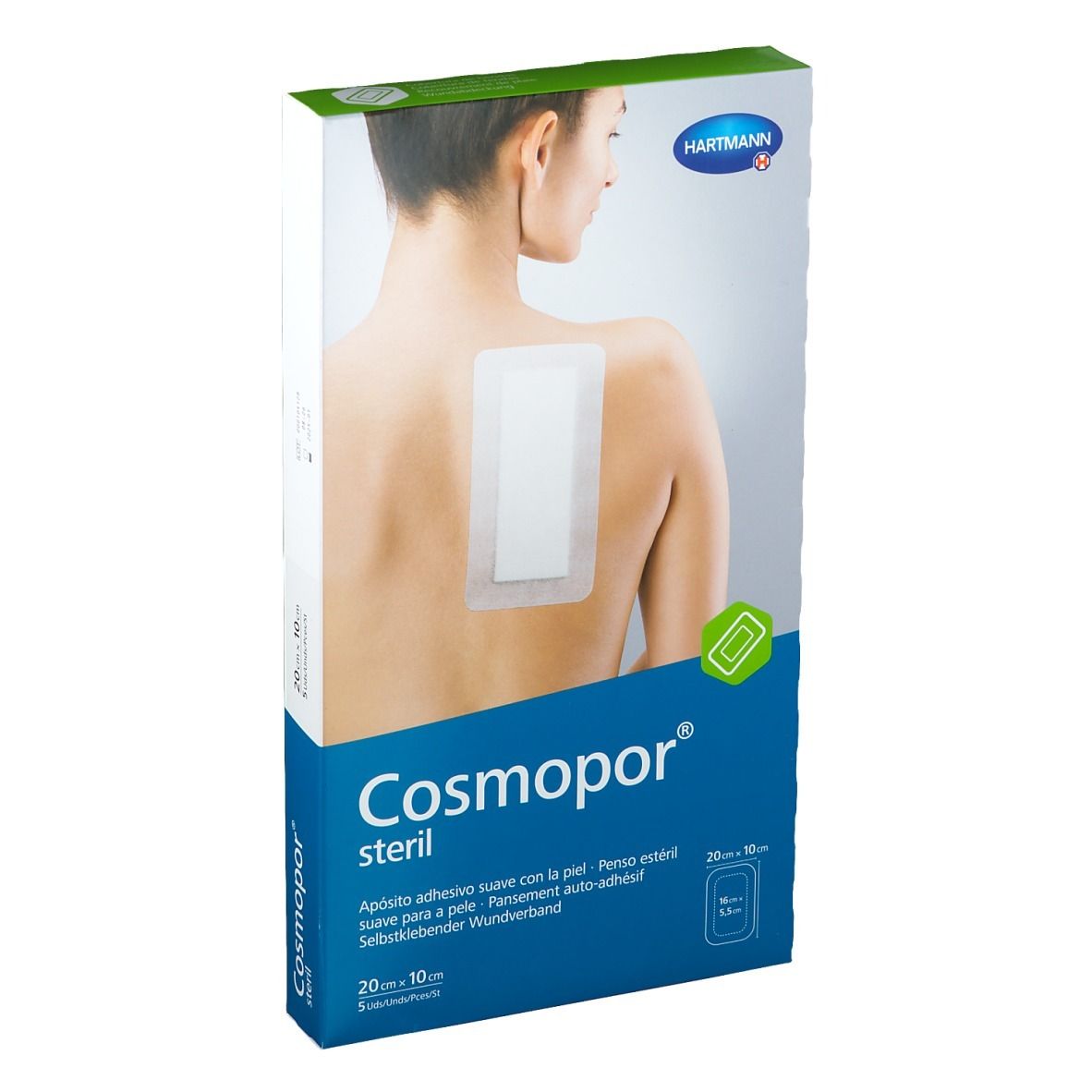 Cosmopor steril Wundverband 10x20 cm 5 St Pflaster