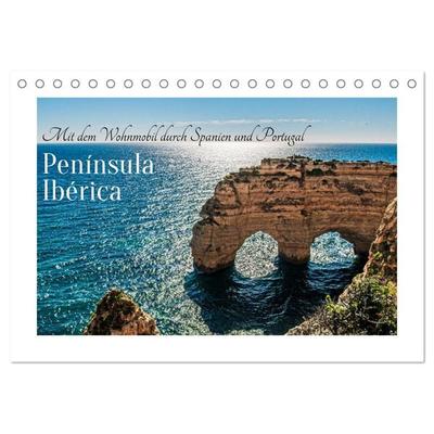 Península Ibérica (Tischkalender 2026 DIN A5 quer), CALVENDO Monatskalender