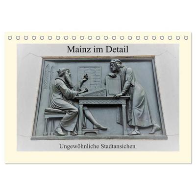 Mainz im Detail - Ungewöhnliche Stadtansichten (Tischkalender 2026 DIN A5 quer), CALVENDO Monatskalender