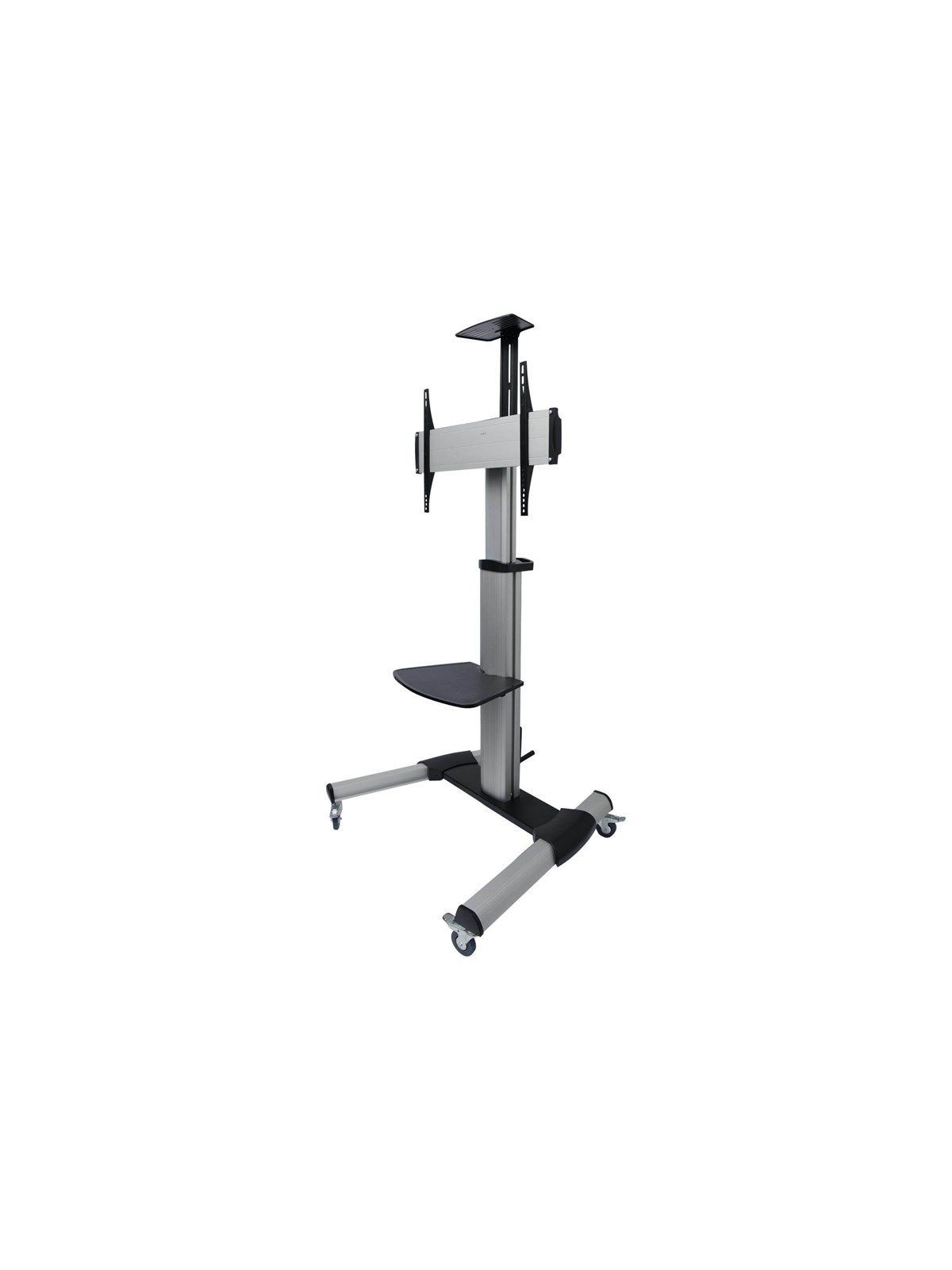 Deltaco Office Display Cart Adjustable with crank - Max 50 kg - recommended for 70"