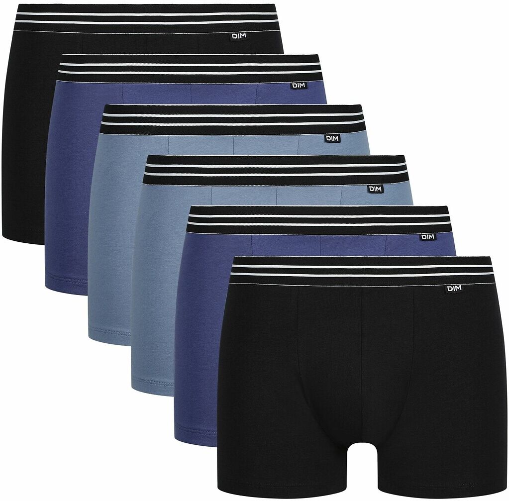 Lot de 6 boxers unis Ecodim