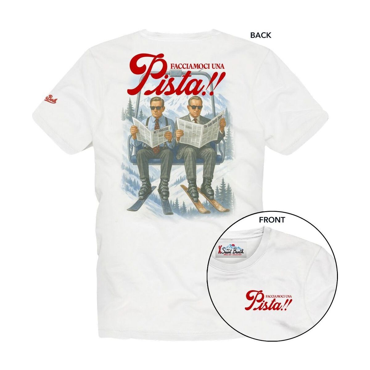 MC2 Saint Barth Arnott Warm Classic Tshirt IN Warm Fabric facciamoci pista 10 (00259M) L ARN000400259M-00259M-L