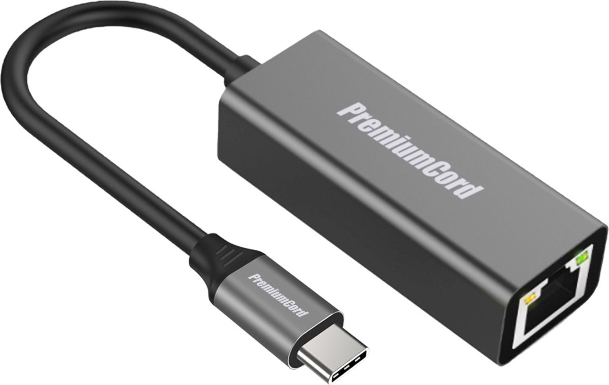 PremiumCord USB-C naar Gigabit RJ45 adapter