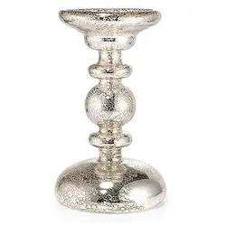 ELAMBIA beleuchteter Kerzenständer für Kerzen bis Ø 8cm H. ca. 21cm