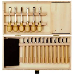 PEBARO Schnitz-Set in Holzbox
