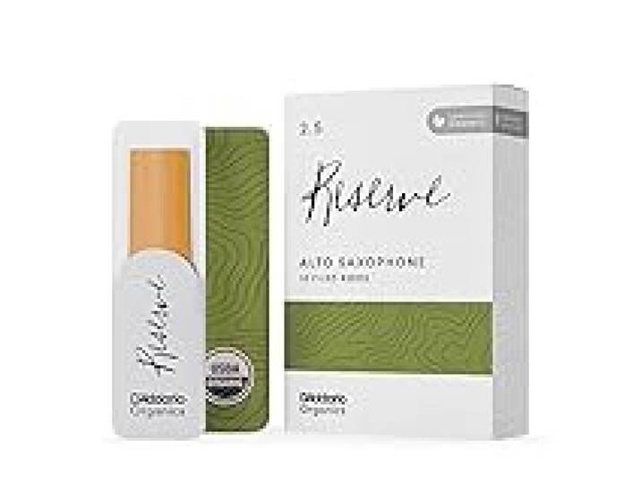 D'Addario Organic Reserve Anches Sax Alto Force 2.5, Pack 10