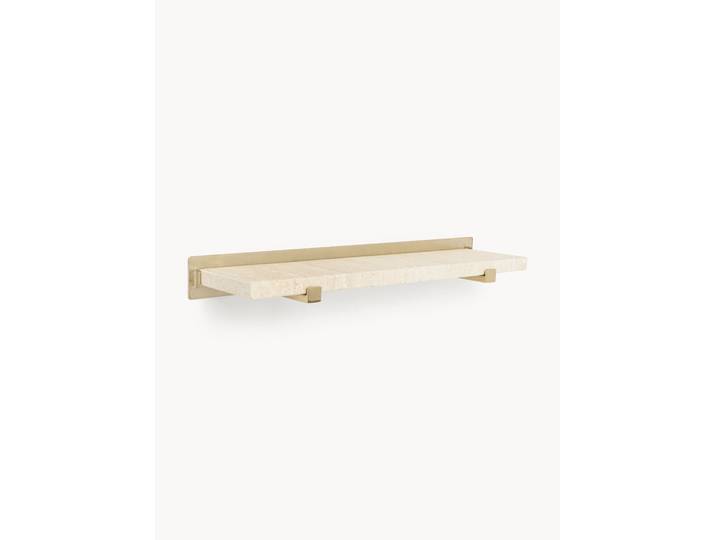 Étagère murale en marbre Ally, larg. 60 cm