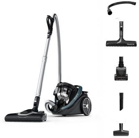 Rowenta Aspirador sem Saco  RO7961EA  2.5 L  500 W  Preto/Azul