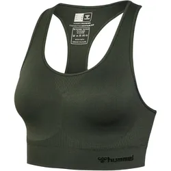 hummel hmlTIF Seamless Sport-BH Damen 6126 - climbing ivy M
