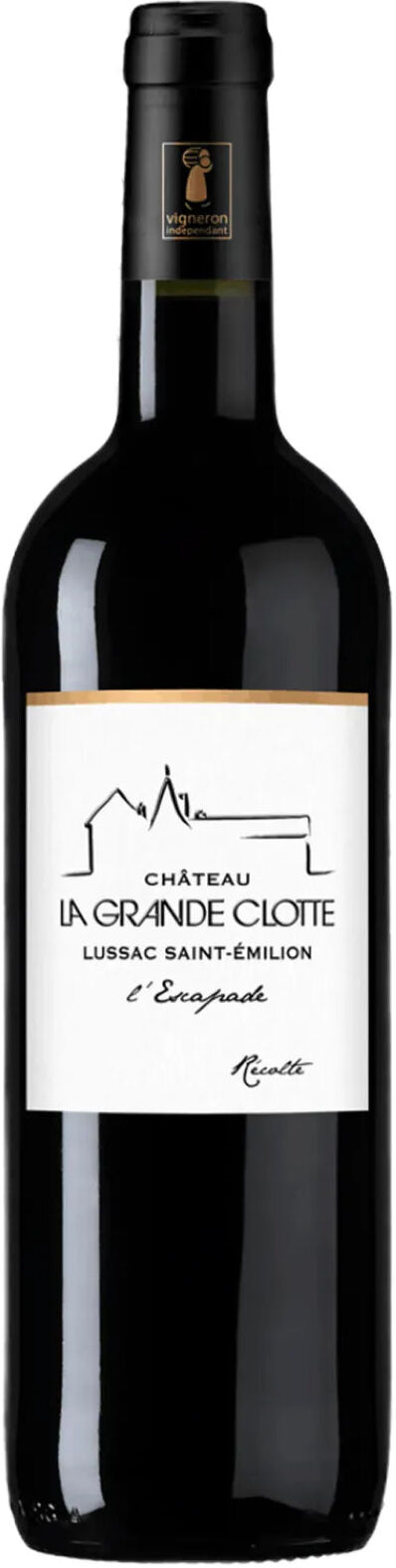 Le Petit Ballon L'Escapade - Château La Grande Clotte - AOP Lussac-Saint-Émilion - Rouge - 750 mL