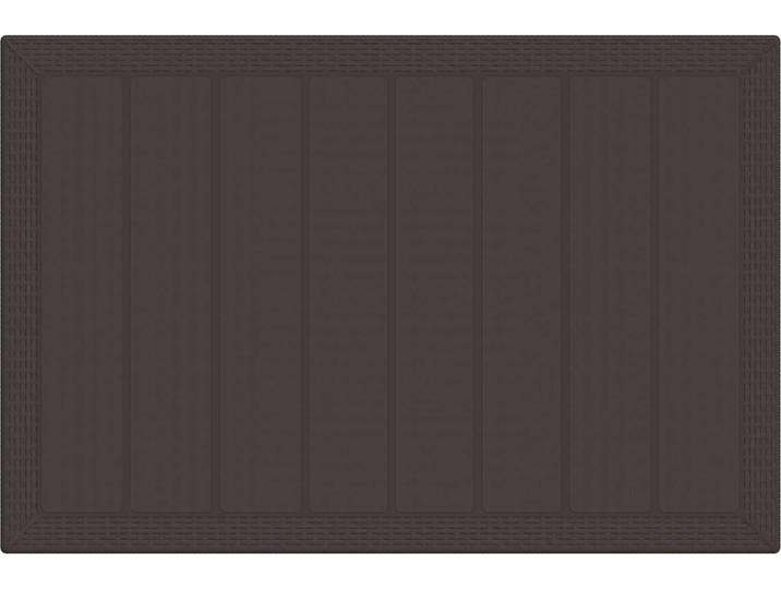 vidaXL Ensemble de jardin pour repas\, 5 pièces\, marron\, rotin synthétique