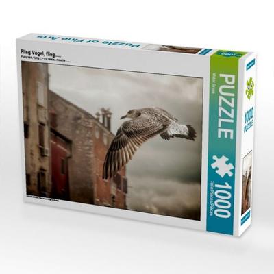 CALVENDO Puzzle Flieg Vogel, flieg..... | 1000 Teile Lege-Größe 64x48cm Foto-Puzzle für glückliche Stunden