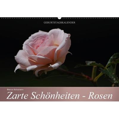 Zarte Schönheiten - Rosen (Wandkalender immerwährend DIN A2 quer)