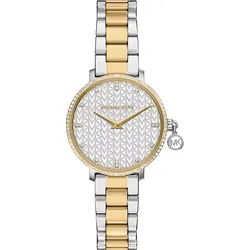 Michael Kors Quarz / 2 Zeiger Pyper MK7574 - weiß,2-tone - 32mm