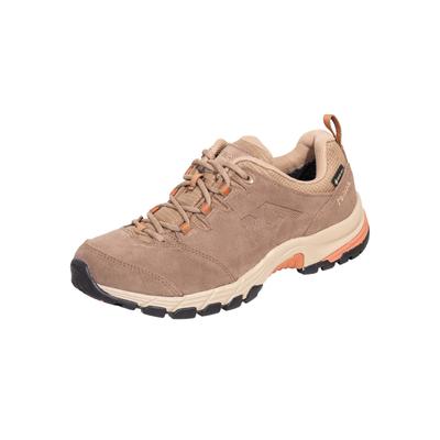 Wanderschuh MEINDL "Meindl El Paso Lady GTX natur/terracotta", Damen, Gr. 41,5, Synthetik, beige (natur), Mesh, Veloursleder, unifarben, Schuhe Wanderschuh, Weicher Lederabschluss für höchsten Komfort beim Gehen