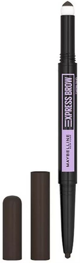 Maybelline - Express Brow Satin Duo Augenbrauenstift Und -Puder, 1 Stück, Black Brown