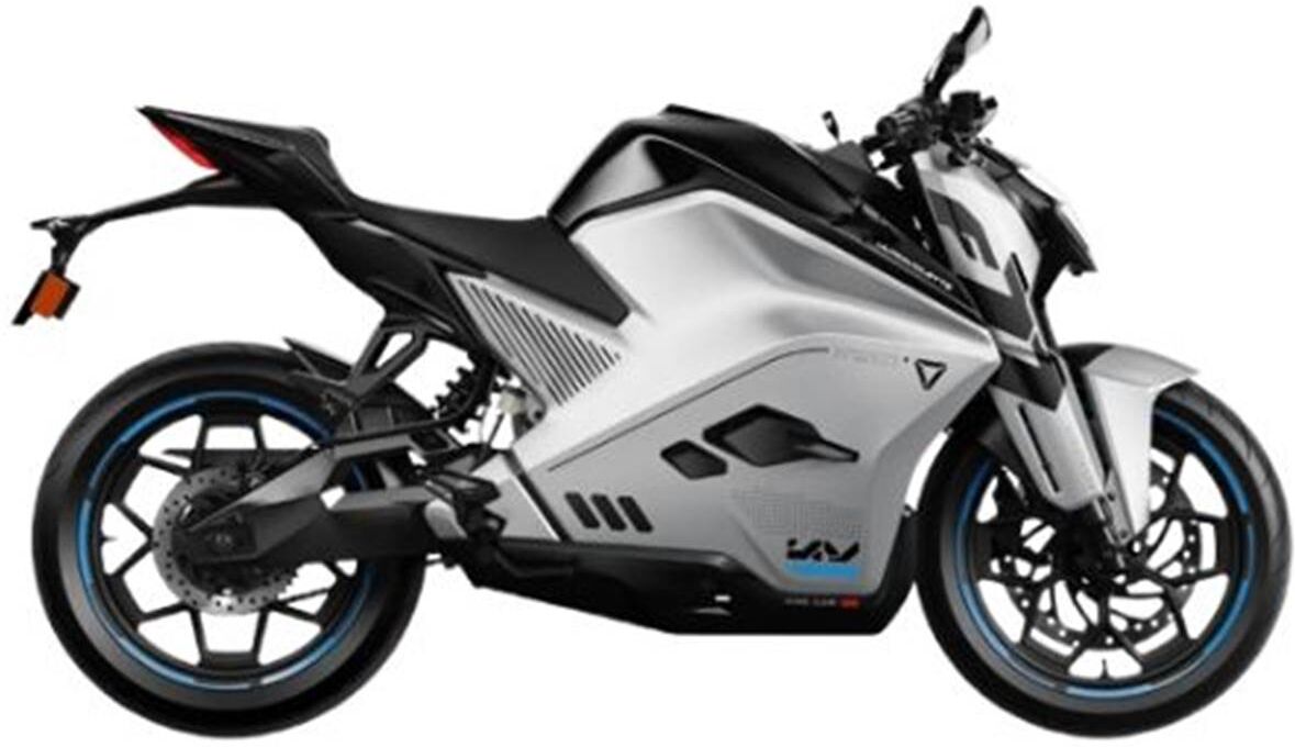 Mota elétrica Velca Ultraviolette F77 SuperStreet Recon cinzenta
