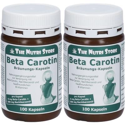 Beta Carotin 8 mg Bräunungskapseln 2x 2x100 St Kapseln
