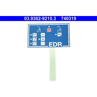 ATE Folientastatur, Füll-/Entlüftungsgerät (Bremshydraulik) 03.9302-9215.3