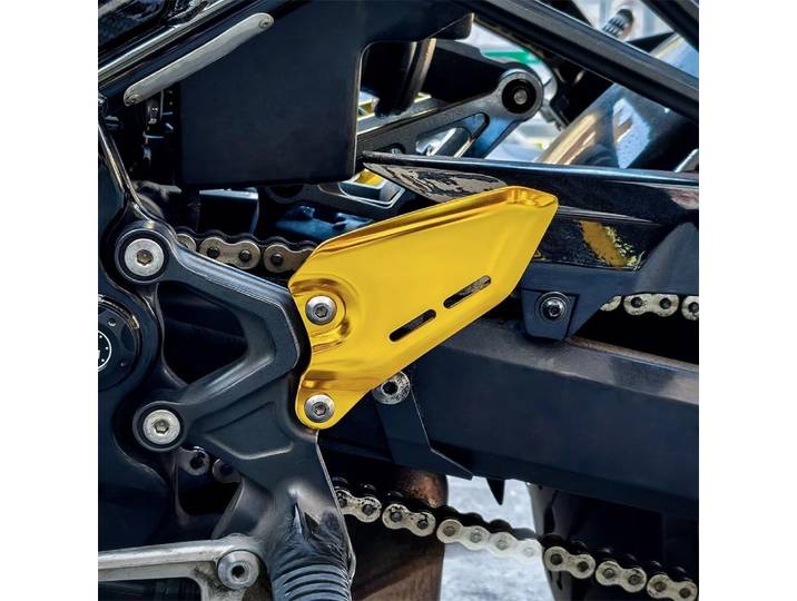 Protège-talons arrière pour Kawasaki Z900RS / Cafe / SE (18-26) – Plaque de protection pour repose-pieds et accessoires Z900RS