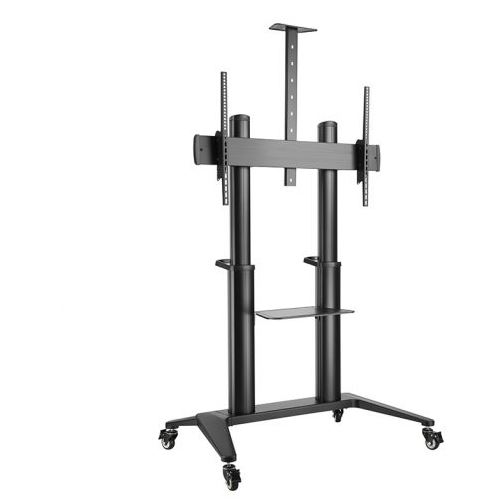 Hagor BrackIT Stand HD XXL mobiles Standsystem fuer 165-305cm screen inkl Ablage und Kamerahalter Traglast 140kg VESA 1000x600mm