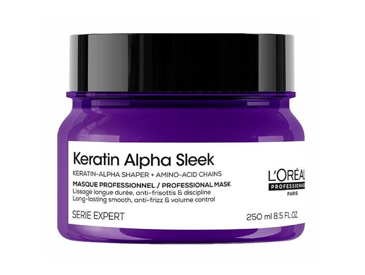 L'Oréal Professionnel Série Expert Keratin Alpha Masque Capillaire Lissant Anti-Frisottis 250 ml