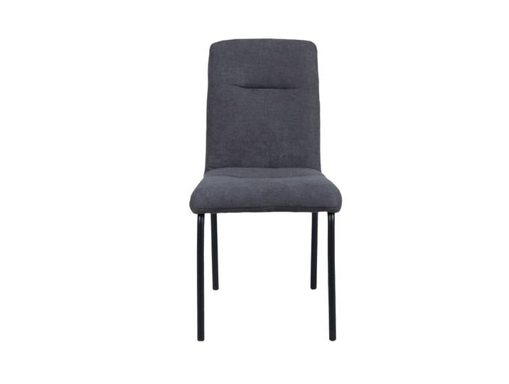 Stuhl, Pflegeleicht, Schwarz, 44,5×55,5×87 cm, Modern & Klassisch, 2er-Set, Möbilia