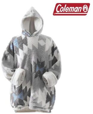 Coleman Oversized Super Soft Wearable Hoodie Throw Blanket
