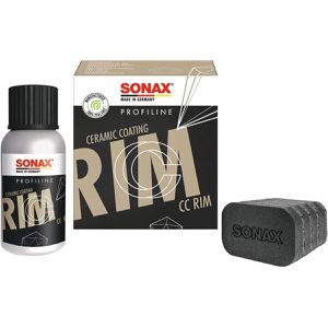 Sonax Felgenversiegelung PROFILINE CeramicCoating CC Rim, für alle Felgen, Set mit 4 Applikatoren und Flasche 50 ml