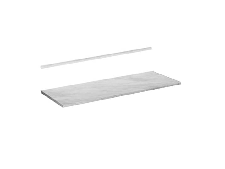 Vicco Arbeitsplatte R-Line , Marmor 160 cm geeignet zur Montage auf Unterschränken und Arbeitsbereichen