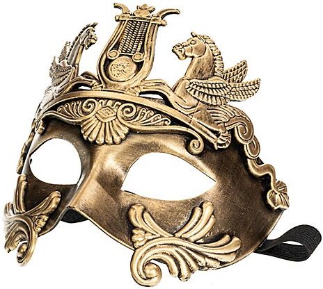 Maske "Antike", gold