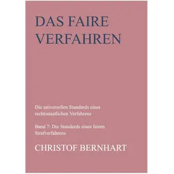 Das faire Verfahren, Fachbücher von Christof Bernhart