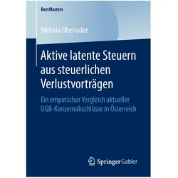 Aktive latente Steuern aus steuerlichen Verlustvorträgen, Fachbücher von Viktoria Oberrader