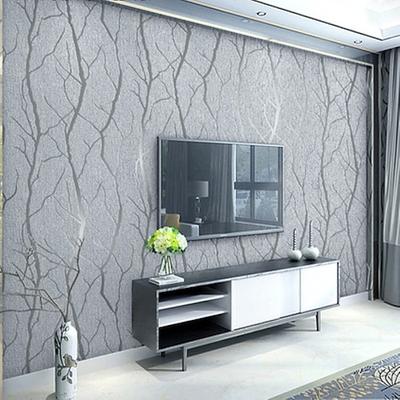 Coole Tapeten, strukturierte Tapete, Wandbild, moderne 3D-Tapete, dicke Vliesimitation, Hirschleder, tief geprägtes Kurvenmuster, Wandverkleidung, Aufkleberfolie, moderner Baum, Vliesstoff,