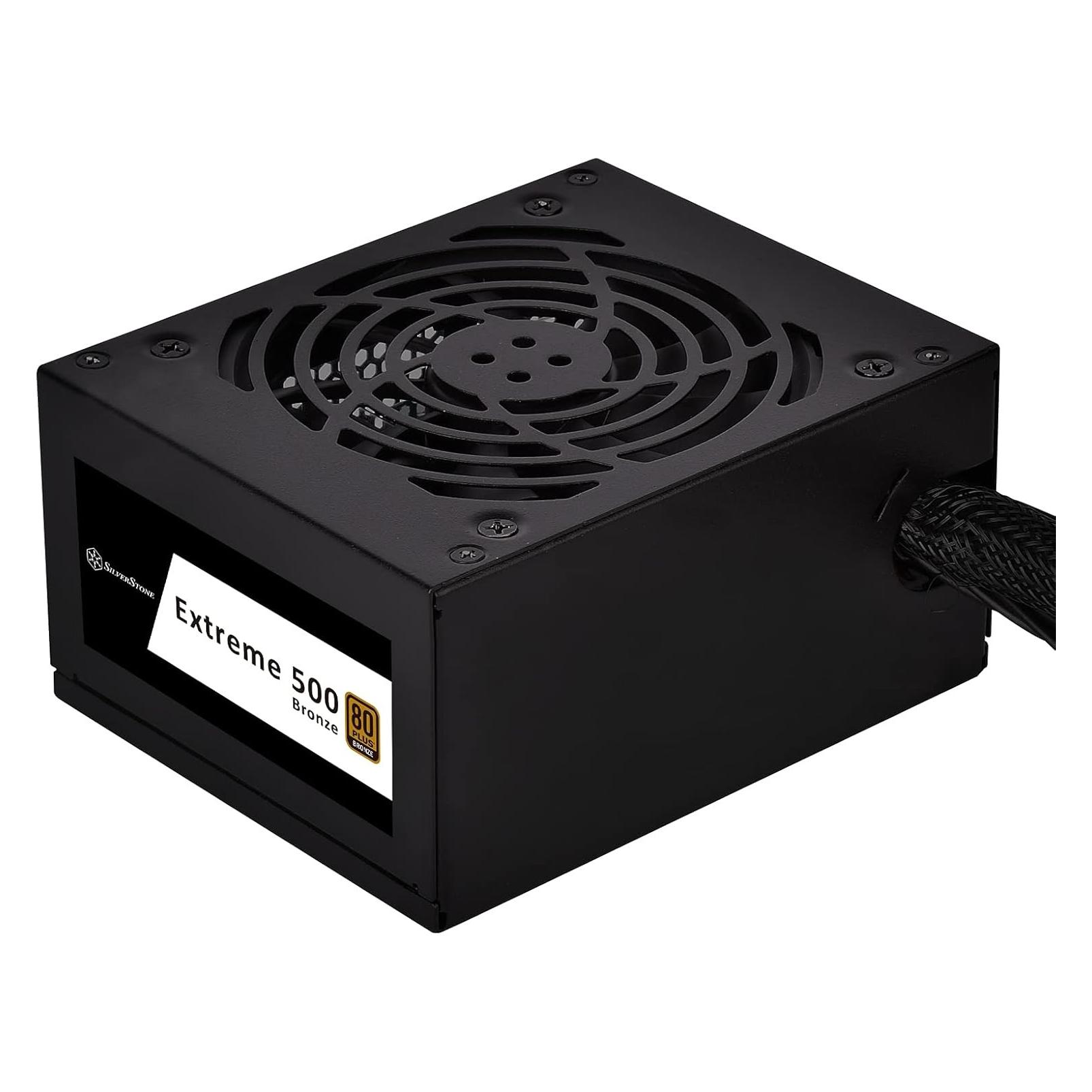 Silverstone SST-EX500-B Extreme SFX Netzteil 80 PLUS Bronze - 500 Watt (500 W) (SST-EX500-B)