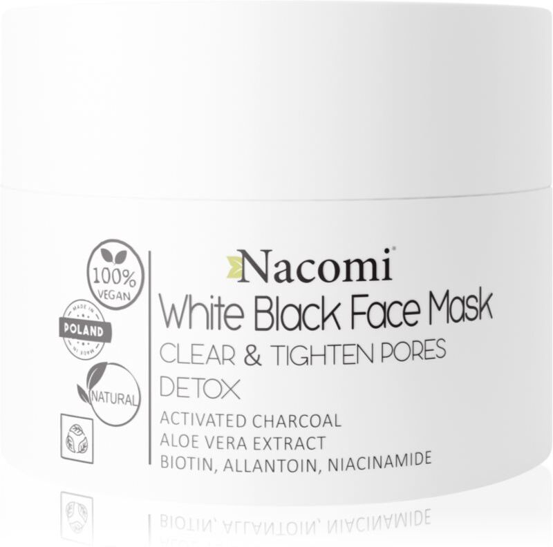 Nacomi White & Black masque purifiant visage 50 ml