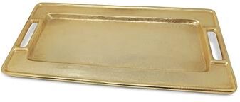 Classic Touch Gold Rectangle Serving Tray