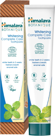 Himalaya Dentifrico Botanique 75 ml Ecocert Blanqueador Menta