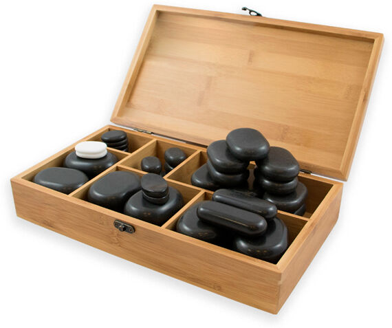 Pedras quentes de basalto Breathe: Ideais para massagems e terapias