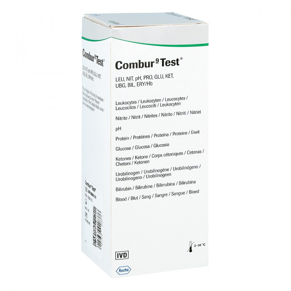 Roche Diagnostics Deutschland GmbH Combur 9 Test Teststreifen 00035116