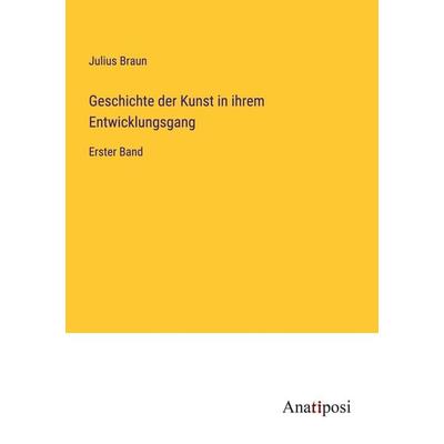 Geschichte der Kunst in ihrem Entwicklungsgang, Taschenbuch von Julius Braun, Anatiposi Verlag, 978-3-382-00312-8