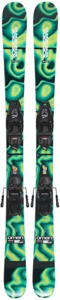 Kinderski K2 Omen + FDT 4.5 (129cm - Grün)