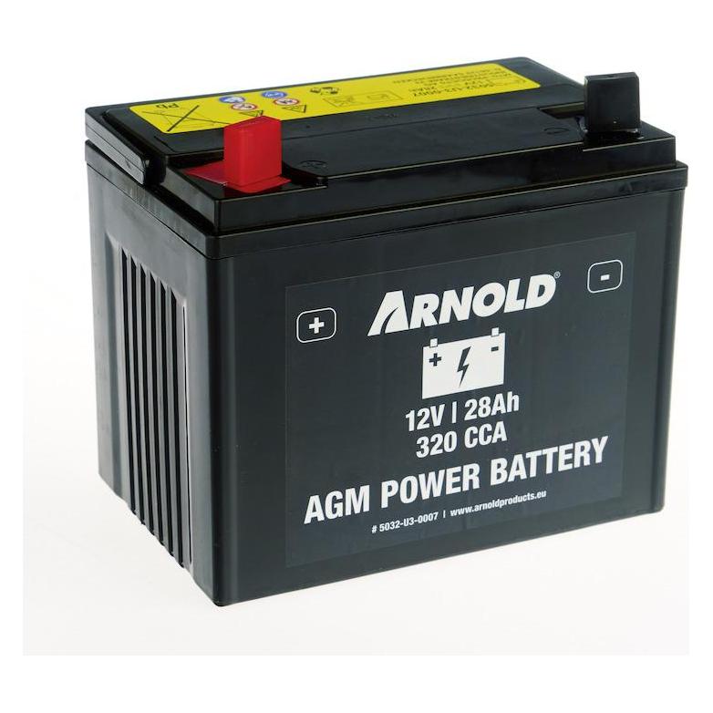 Arnold Batterie AZ107 - AGM U1-320 SLA, +Pol links (5032-U3-0007)